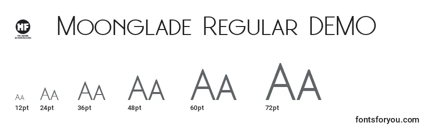 2  Moonglade Regular DEMO Font Sizes