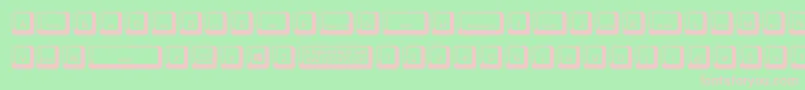 212 Keyboard Font – Pink Fonts on Green Background