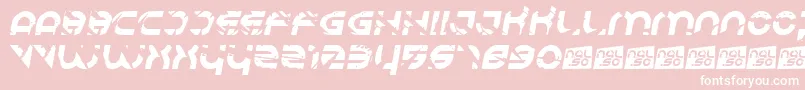 Respire Font – White Fonts on Pink Background