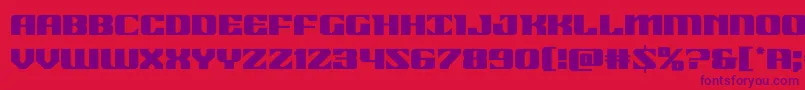 21gunsalute Font – Purple Fonts on Red Background