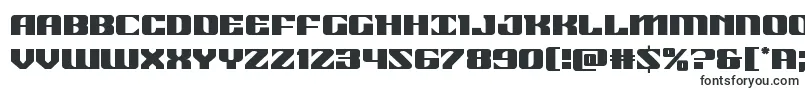 Шрифт 21gunsalute – промышленные шрифты