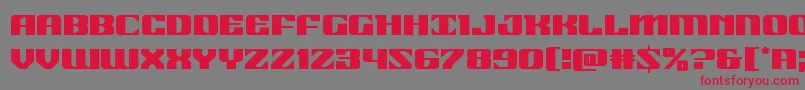 Шрифт 21gunsalute – красные шрифты на сером фоне