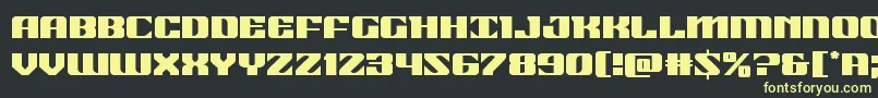 21gunsalute Font – Yellow Fonts on Black Background