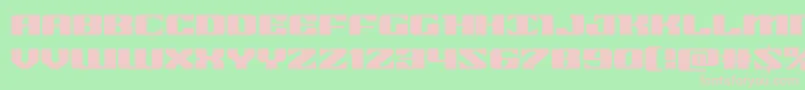 21gunsaluteexpand Font – Pink Fonts on Green Background