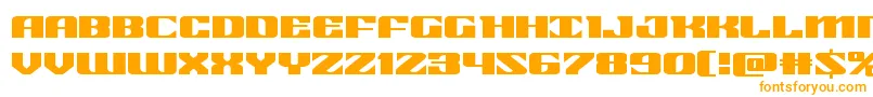 21gunsaluteexpand Font – Orange Fonts on White Background