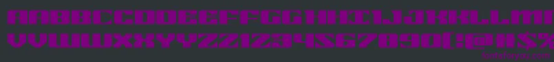 21gunsaluteexpand Font – Purple Fonts on Black Background