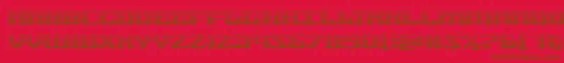 Police 21gunsalutegrad – polices brunes sur fond rouge