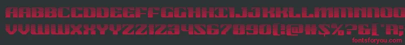 21gunsalutegrad Font – Red Fonts on Black Background