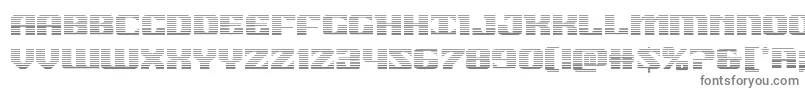 21gunsalutegrad Font – Gray Fonts on White Background