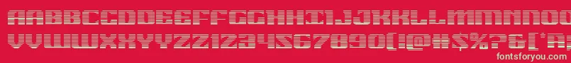 Шрифт 21gunsalutegrad – зелёные шрифты на красном фоне