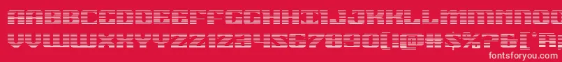 フォント21gunsalutegrad – 赤い背景にピンクのフォント