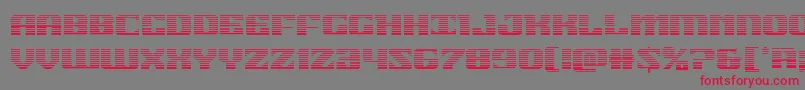 21gunsalutegrad Font – Red Fonts on Gray Background