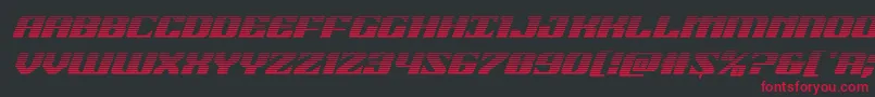 21gunsalutegradital Font – Red Fonts on Black Background