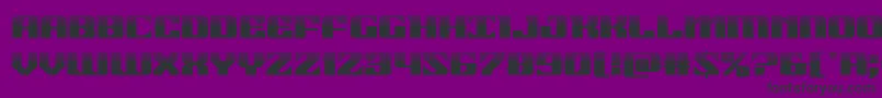 21gunsalutehalf Font – Black Fonts on Purple Background