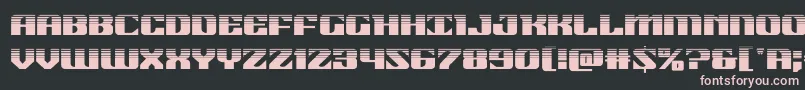 21gunsalutehalf Font – Pink Fonts on Black Background