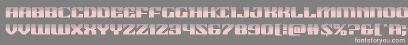 21gunsalutehalf Font – Pink Fonts on Gray Background