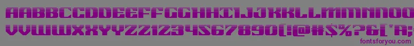 21gunsalutehalf Font – Purple Fonts on Gray Background