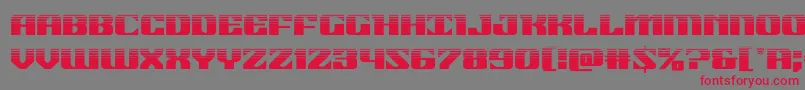 21gunsalutehalf Font – Red Fonts on Gray Background