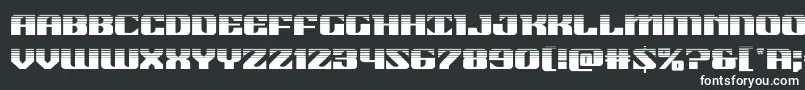 21gunsalutehalf Font – White Fonts on Black Background