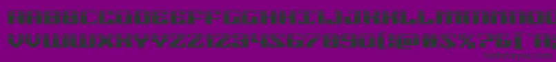 21gunsalutehalf Font – Black Fonts on Purple Background