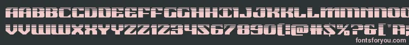 21gunsalutehalf Font – Pink Fonts on Black Background