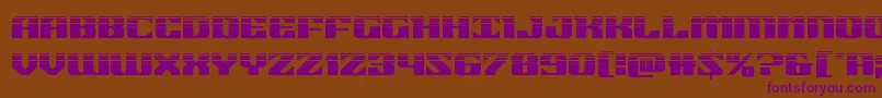 21gunsalutehalf Font – Purple Fonts on Brown Background