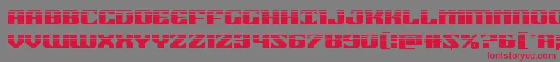 21gunsalutehalf Font – Red Fonts on Gray Background