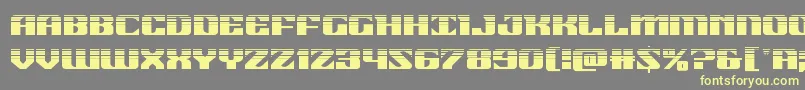 21gunsalutehalf Font – Yellow Fonts on Gray Background