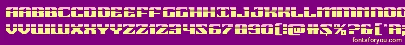 More about 21gunsalutehalf Font 21gunsalutehalf Font – Yellow Fonts on Purple Background