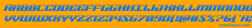 Lisätietoja 21gunsalutehalfital-fontista 21gunsalutehalfital-fontti – siniset fontit oranssilla taustalla