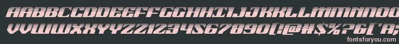 21gunsalutehalfital Font – Pink Fonts on Black Background