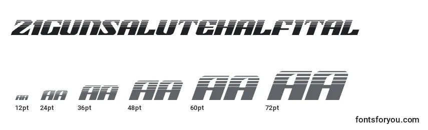Размеры шрифта 21gunsalutehalfital (118514)