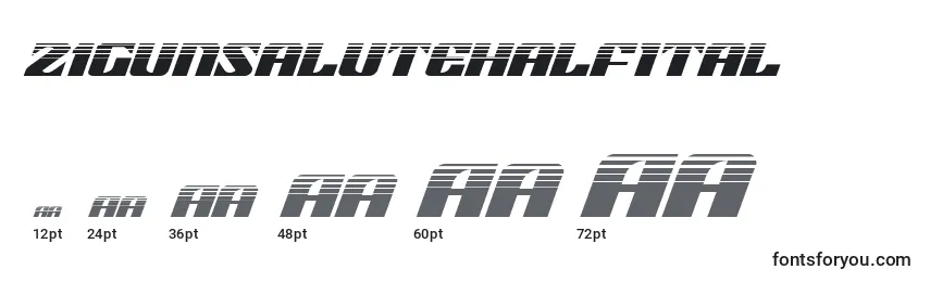 21gunsalutehalfital (118515) Font Sizes