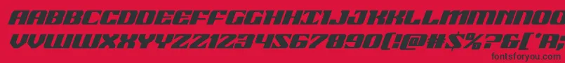 21gunsaluteital Font – Black Fonts on Red Background