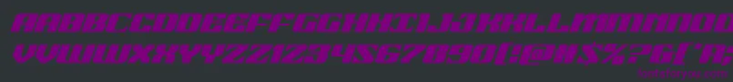 21gunsaluteital Font – Purple Fonts on Black Background