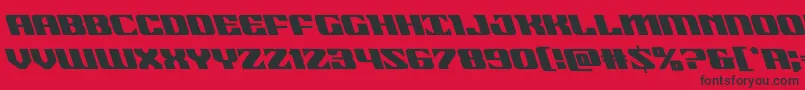 21gunsaluteleft Font – Black Fonts on Red Background