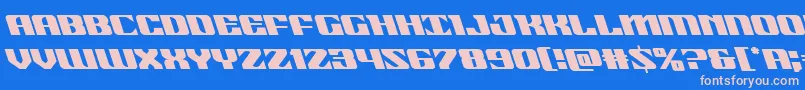 More about 21gunsaluteleft Font 21gunsaluteleft Font – Pink Fonts on Blue Background
