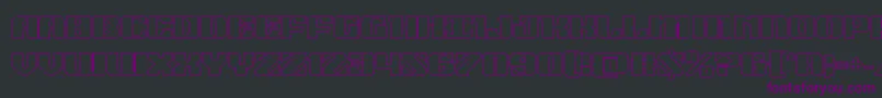 21gunsaluteout Font – Purple Fonts on Black Background