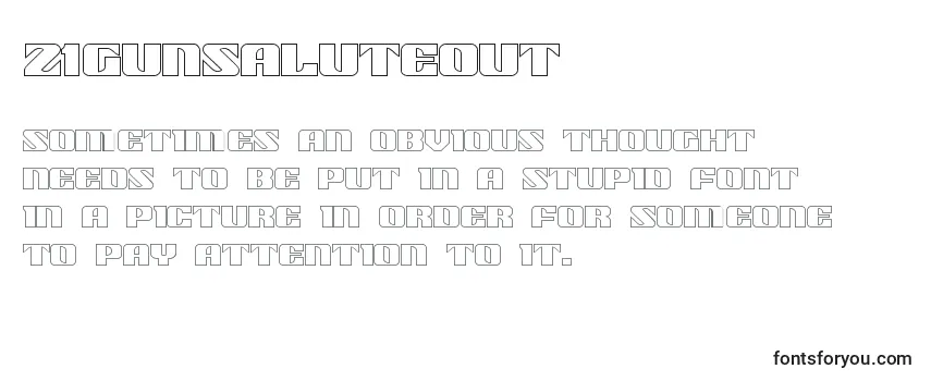 Шрифт 21gunsaluteout (118521)