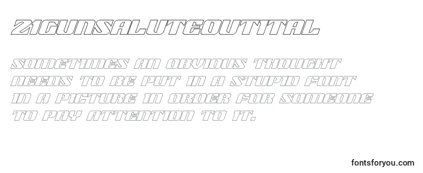 21gunsaluteoutital (118522) フォントのレビュー