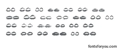 26 More Kisses   Font