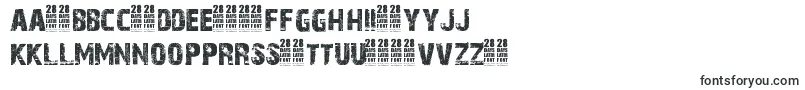 28 Days Later Font – Lithuanian Fonts