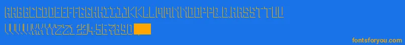 More about Inverse20 Font Inverse20 Font – Orange Fonts on Blue Background