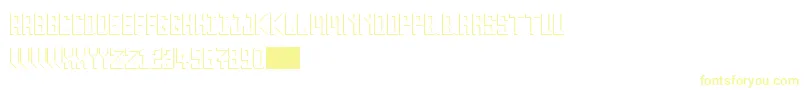 Inverse20 Font – Yellow Fonts on White Background