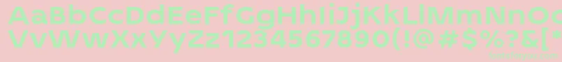 2MASS J1808 Heavy personal use Font – Green Fonts on Pink Background