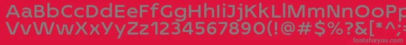2MASS J1808 Normal personal use Font – Gray Fonts on Red Background