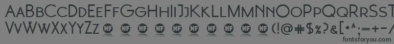 3  Moonglade Bold DEMO Font – Black Fonts on Gray Background