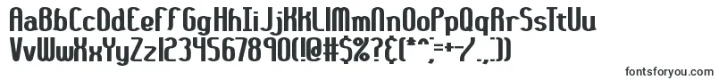 36daythk Font – Eroded Fonts