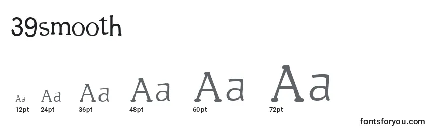 39smooth (118540) Font Sizes