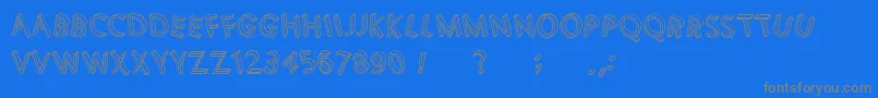 Lisätietoja 3DLetters-fontista 3DLetters-fontti – harmaat kirjasimet sinisellä taustalla